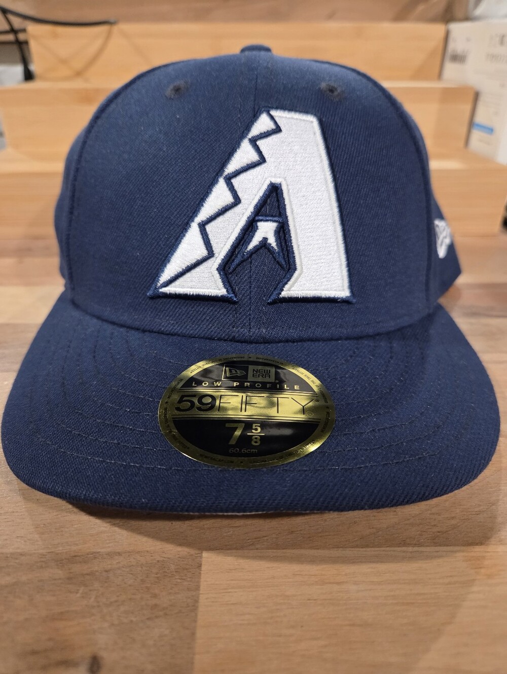 Arizona Diamondbacks New Era Oceanside Low Profile 59FIFTY Fitted Hat Navy 7 5/8